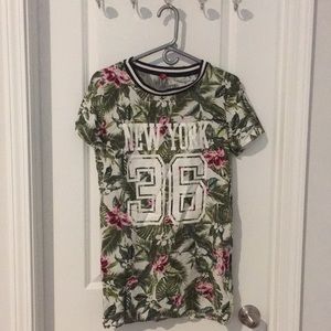 Mini casual t-shirt dress
